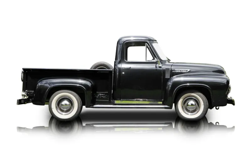 An incredible side shot photo of aFord F-100 that you should buy.