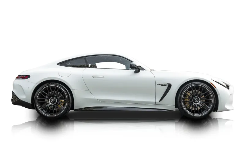An incredible side shot photo of aMercedes-Benz AMG GT that you should buy.