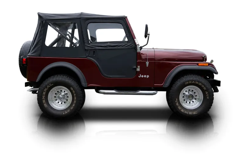 An incredible side shot photo of aJeep CJ-5 that you should buy.