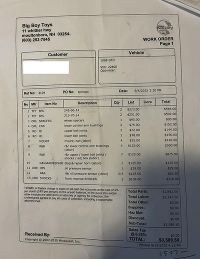Service record 1 of 1