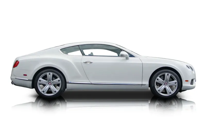 An incredible side shot photo of aBentley Continental that you should buy.