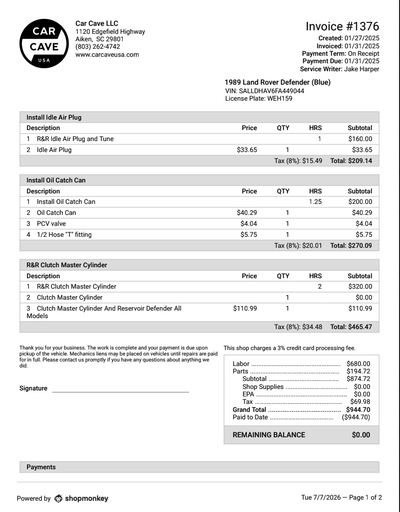 Service record 16 of 28