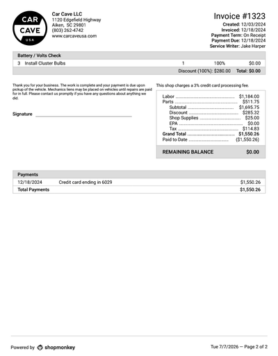 Service record 21 of 28