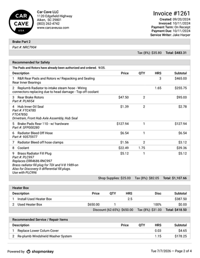 Service record 26 of 28