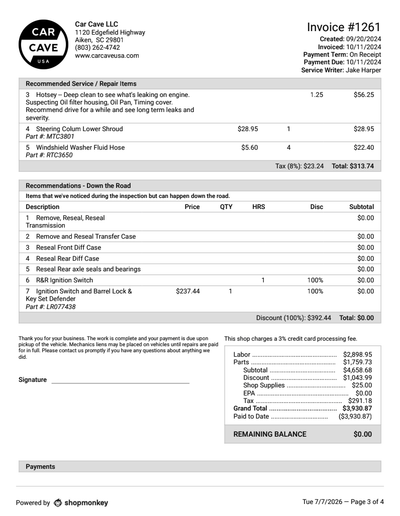 Service record 27 of 28