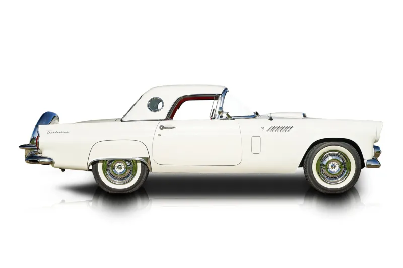 An incredible side shot photo of aFord Thunderbird that you should buy.