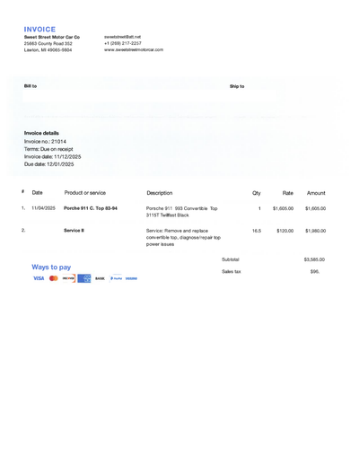 Service record 3 of 6