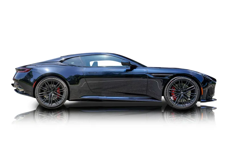 An incredible side shot photo of aAston Martin DB12 that you should buy.