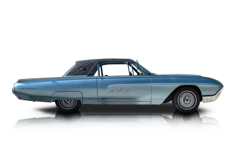 An incredible side shot photo of aFord Thunderbird that you should buy.
