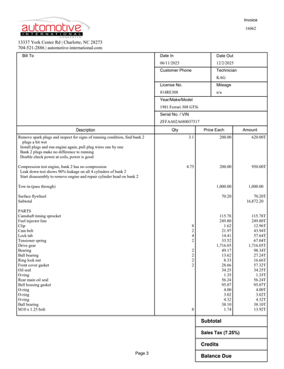 Service record 11 of 21