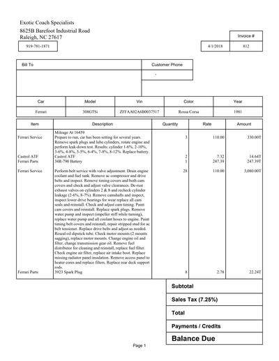 Service record 13 of 21