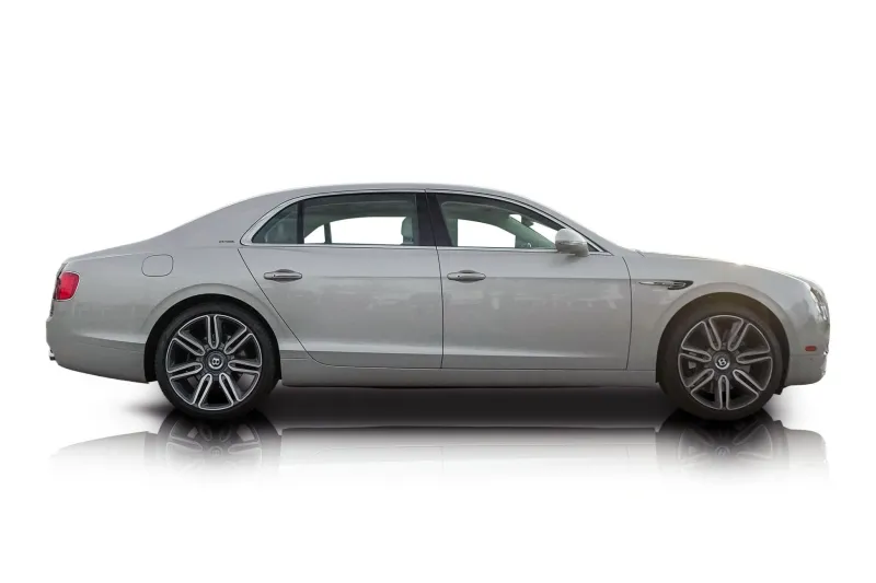 An incredible side shot photo of aBentley Flying Spur that you should buy.