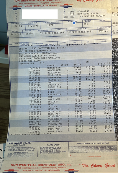 Service record 1 of 11