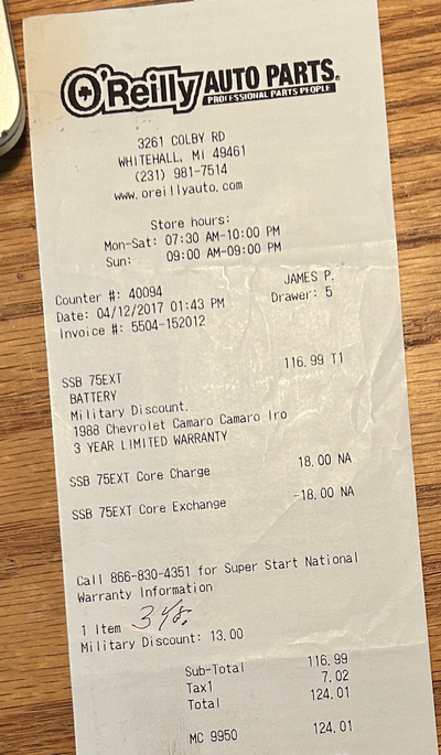 Service record 11 of 11