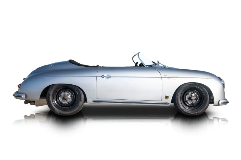 An incredible side shot photo of aPorsche 356 that you should buy.