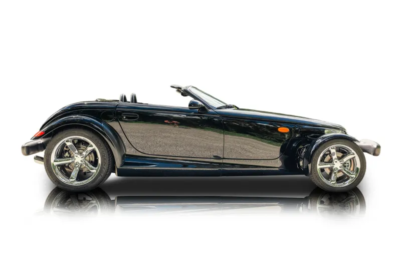An incredible side shot photo of aPlymouth Prowler that you should buy.