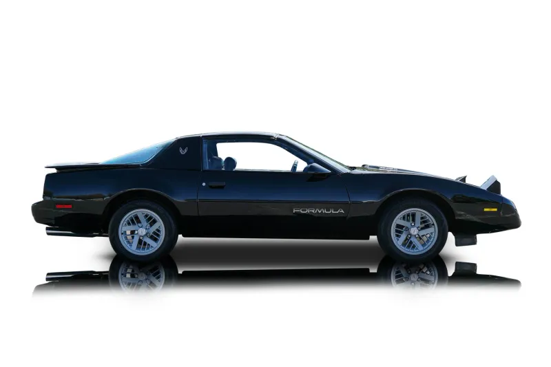 An incredible side shot photo of aPontiac Firebird that you should buy.