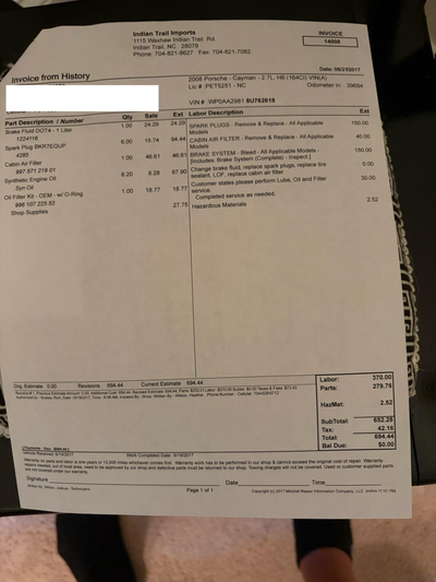 Service record 1 of 2