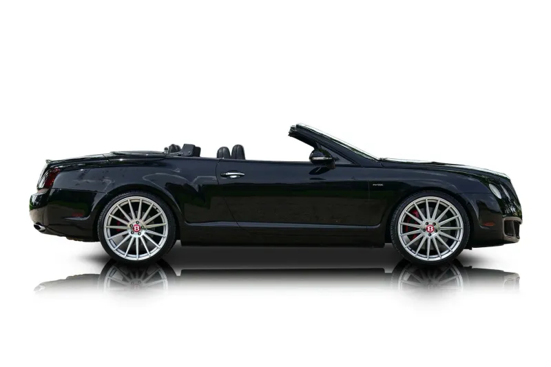 An incredible side shot photo of aBentley Continental that you should buy.
