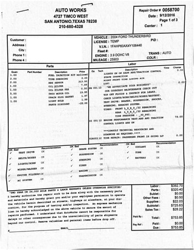 Service record 1 of 15