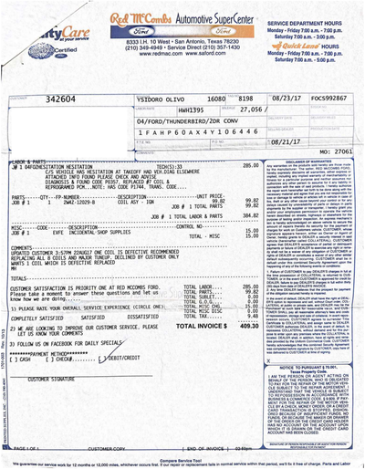 Service record 10 of 15