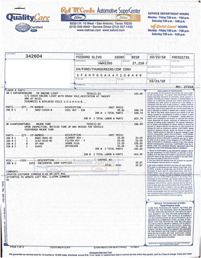 Service record 11 of 15