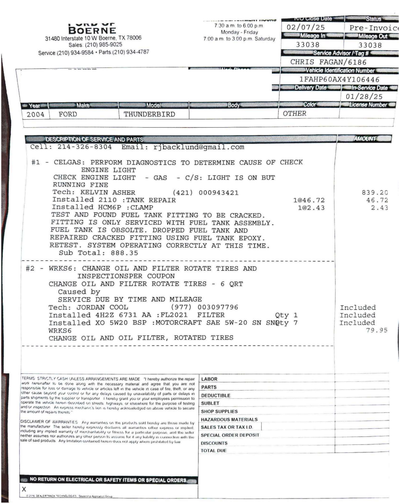 Service record 15 of 15