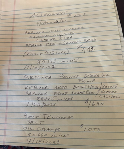 Service record 2 of 5