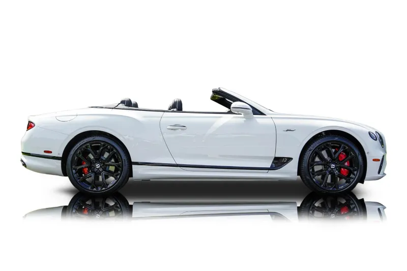 An incredible side shot photo of aBentley Continental that you should buy.