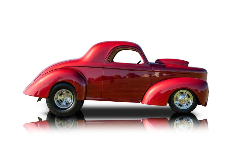 An incredible side shot photo of aWillys Americar that you should buy.