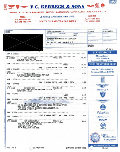 Service record 1 of 22
