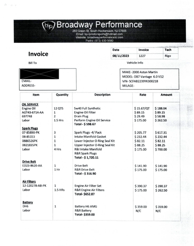 Service record 19 of 22