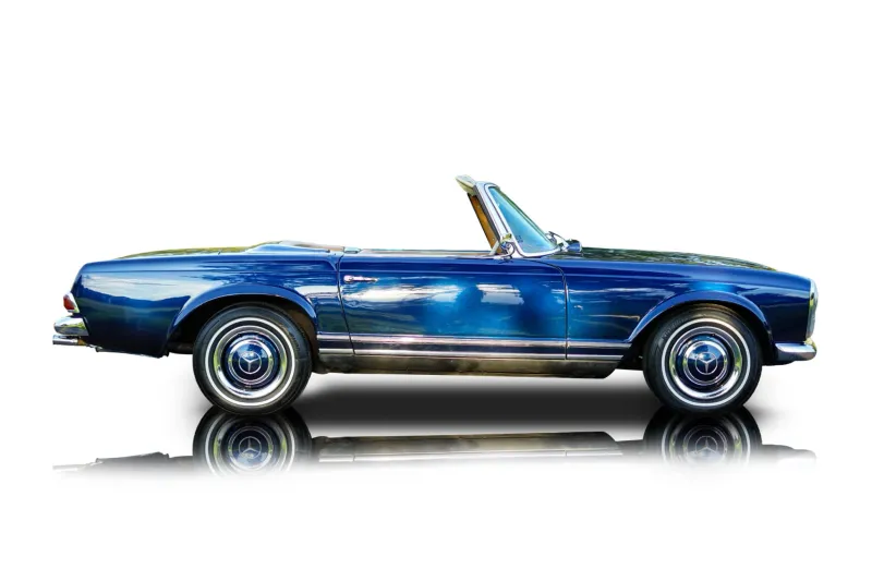 An incredible side shot photo of aMercedes-Benz 230SL that you should buy.