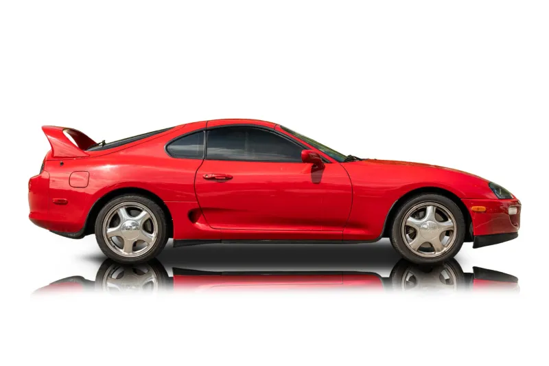 An incredible side shot photo of aToyota Supra that you should buy.
