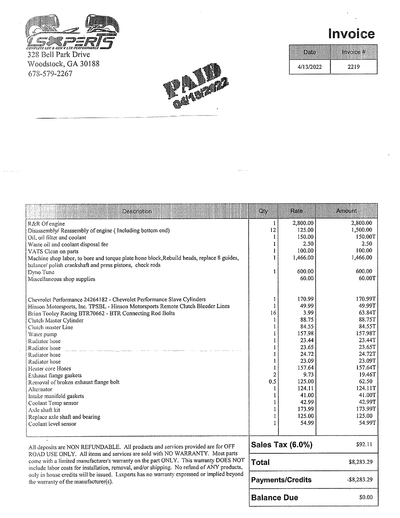 Service record 1 of 3
