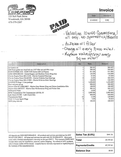 Service record 2 of 3