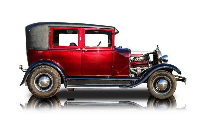 An incredible side shot photo of aFord Model A that you should buy.