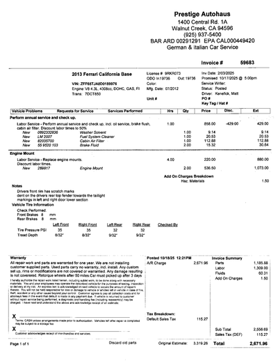 Service record 25 of 32